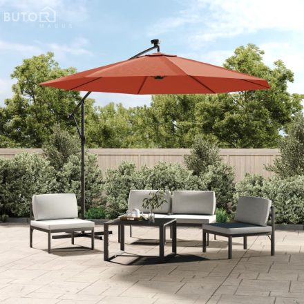vidaXL terrakotta konzolos napernyőponyva 350 cm