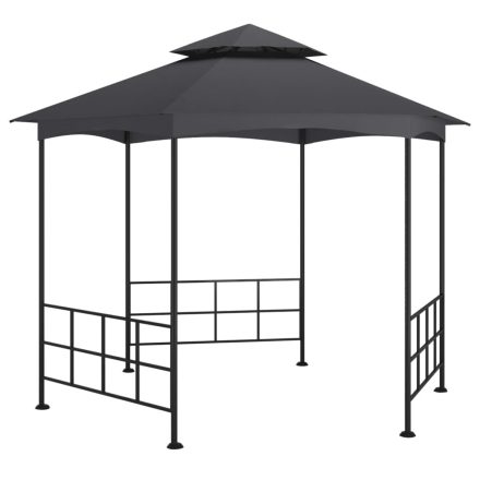 vidaXL antracitszürke pavilon oldalfalakkal 3,1 x 2,7 m