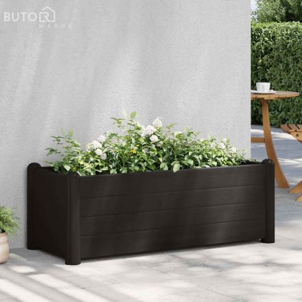 vidaXL antracitszürke kerti PP magaságyás 100 x 43 x 35 cm