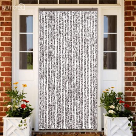 vidaXL barna és bézs zsenília rovarfüggöny 90 x 200 cm