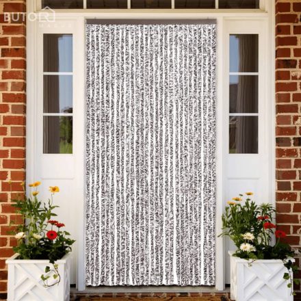 vidaXL barna és bézs zsenília rovarfüggöny 118 x 220 cm