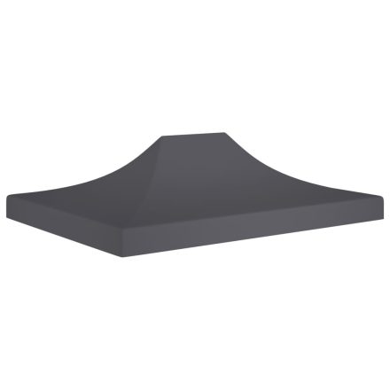 vidaXL antracitszürke tető partisátorhoz 4 x 3 m 270 g/m²