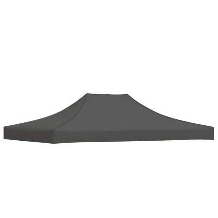 vidaXL antracitszürke tető partisátorhoz 4 x 3 m 270 g/m²