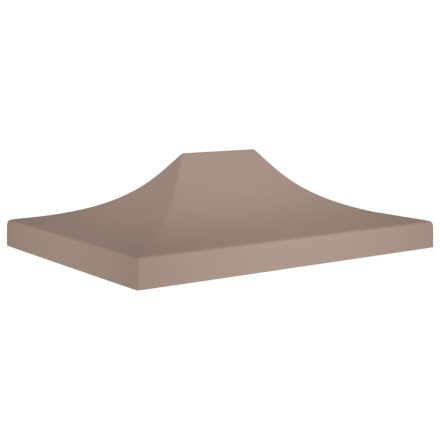 vidaXL tópszínű tető partisátorhoz 4 x 3 m 270 g/m² 