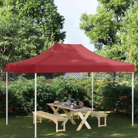 vidaXL burgundi vörös tető partisátorhoz 4 x 3 m 270 g/m²