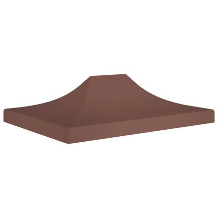 vidaXL barna tető partisátorhoz 4 x 3 m 270 g/m² 
