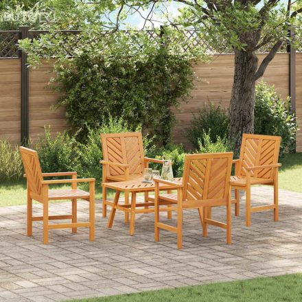 vidaXL Kerti lounge szett 3 pcs Barna Tömör akácfa