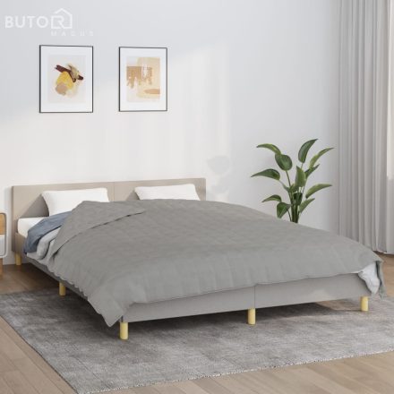 vidaXL szürke szövet súlyozott takaró 200 x 230 cm 13 kg