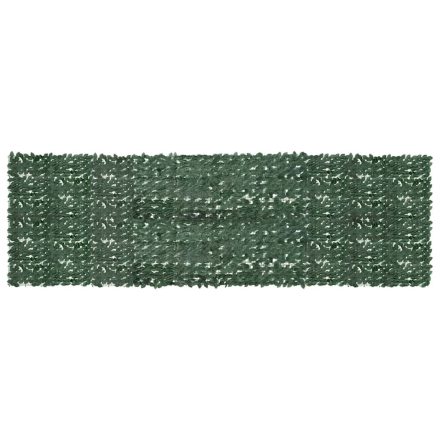 vidaXL sötétzöld leveles erkélyparaván 500 x 150 cm
