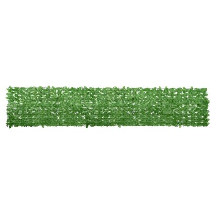 vidaXL zöld leveles erkélyparaván 400 x 75 cm
