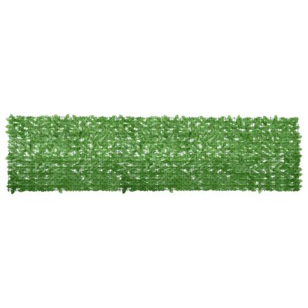 vidaXL zöld leveles erkélyparaván 400 x 100 cm