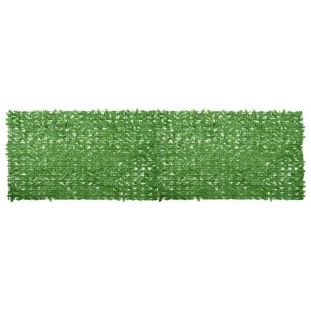 vidaXL zöld leveles erkélyparaván 500 x 150 cm