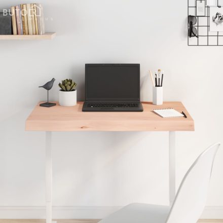 vidaXL kezeletlen tömör tölgyfa asztallap 80x40x(2-6) cm