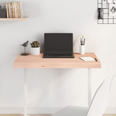 vidaXL kezeletlen tömör tölgyfa asztallap 80x60x(2-6) cm
