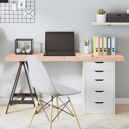 vidaXL kezeletlen tömör tölgyfa asztallap 140x60x(2-6) cm