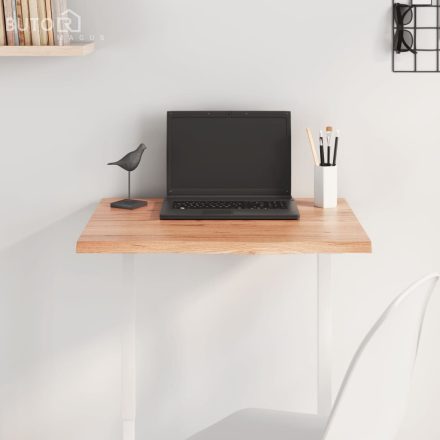vidaXL világosbarna kezelt tömör tölgyfa asztallap 60x50x2 cm