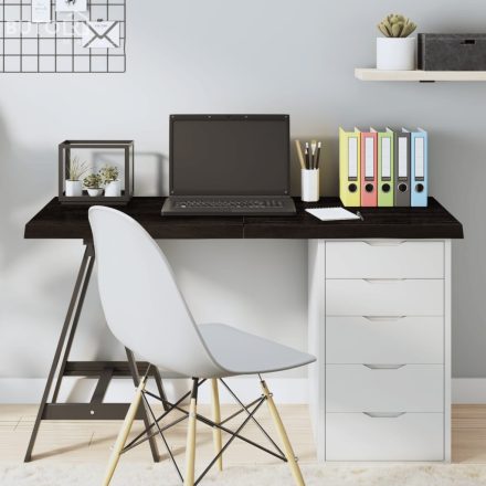 vidaXL sötétbarna kezelt tömör tölgyfa asztallap 120x60x(2-4) cm