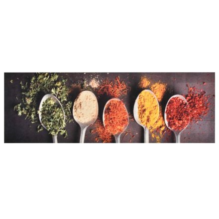 vidaXL "Spoons" mintájú mosható konyhaszőnyeg 60 x 300 cm
