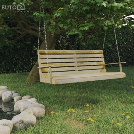 vidaXL impregnált fenyőfa hintapad 155 x 65 x 60 cm