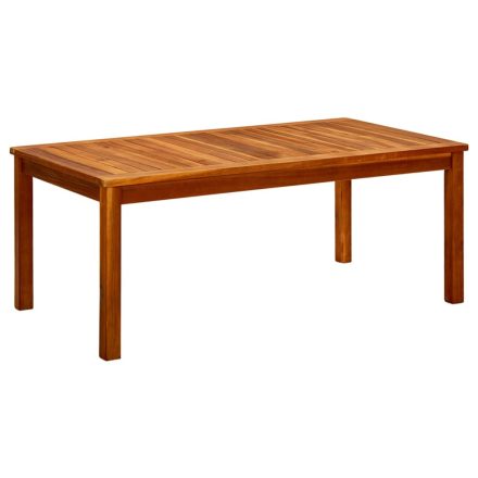 vidaXL tömör akácfa kerti dohányzóasztal 110 x 60 x 45 cm