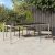 vidaXL bézs polyrattan és edzett üveg kerti asztal 250 x 100 x 75 cm