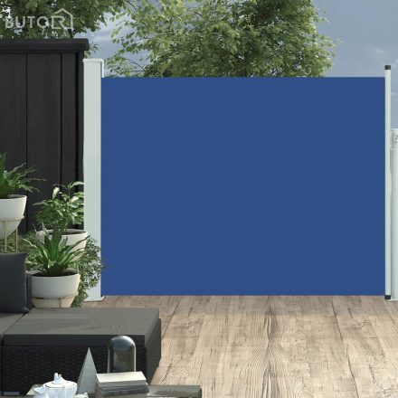 vidaXL kék kihúzható terasznapellenző 140 x 500 cm