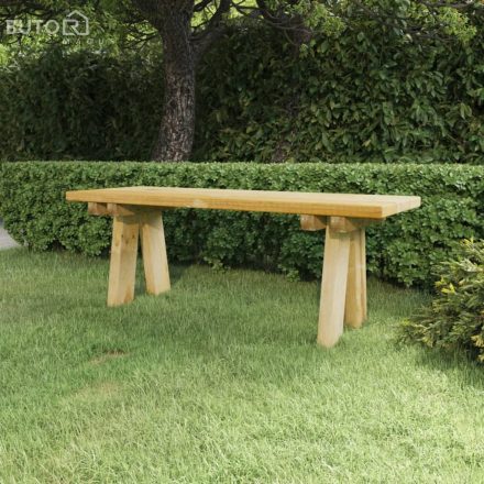 vidaXL impregnált tömör fenyőfa kerti pad 110 cm