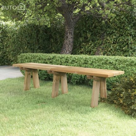 vidaXL impregnált tömör fenyőfa kerti pad 160 cm
