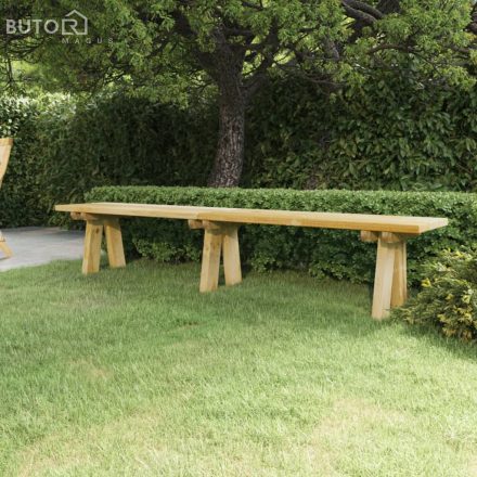 vidaXL impregnált tömör fenyőfa kerti pad 220 cm