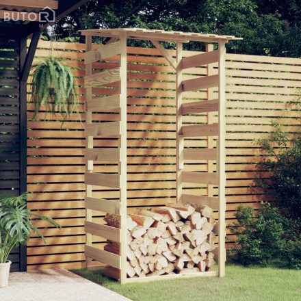 vidaXL impregnált fenyőfa pergola tetővel 100 x 90 x 200 cm