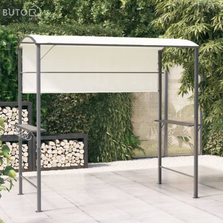 vidaXL krémszínű pavilon tetővel 220 x 110 x 200 cm