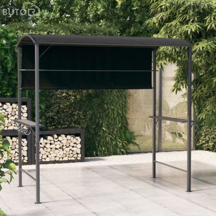 vidaXL antracitszürke pavilon tetővel 220 x 110 x 200 cm