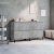 vidaXL 2 db betonszürke szerelt fa tálalószekrény 60 x 35 x 70 cm