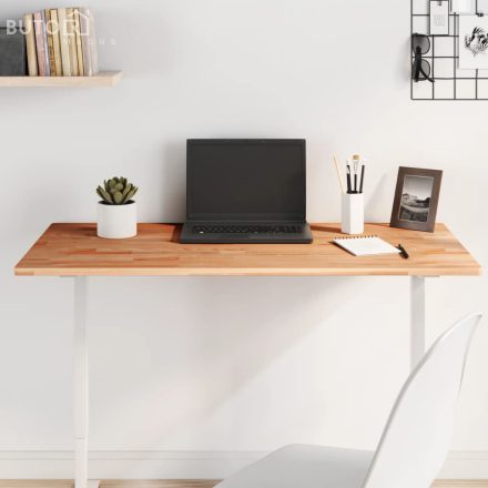 vidaXL tömör bükkfa téglalap alakú asztallap 100x60x1,5 cm