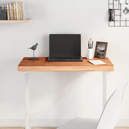 vidaXL tömör bükkfa téglalap alakú asztallap 80 x 40 x 4 cm