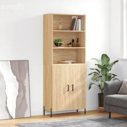 vidaXL sonoma tölgy szerelt fa magasszekrény 69,5 x 34 x 180 cm
