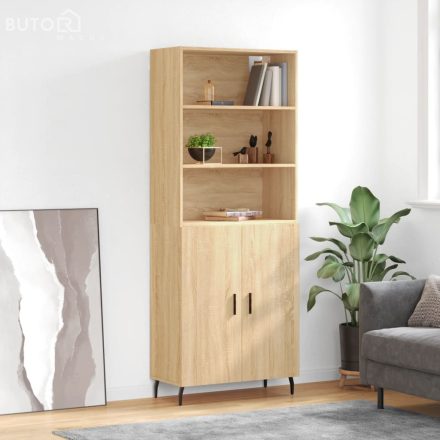 vidaXL sonoma tölgy szerelt fa magasszekrény 69,5 x 34 x 180 cm