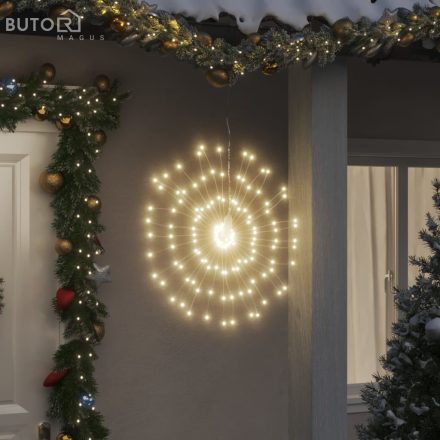 vidaXL 2 db karácsonyi meleg fehér csillagfény 140 db LED 17 cm