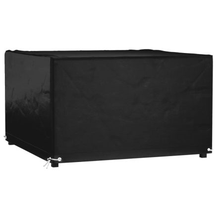 vidaXL négyzet alakú kerti bútorhuzat 8 fűzőlyukkal 125 x 125 x 75 cm