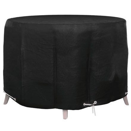 vidaXL kerek kerti bútorhuzat 6 fűzőlyukkal Ø125 x 75 cm