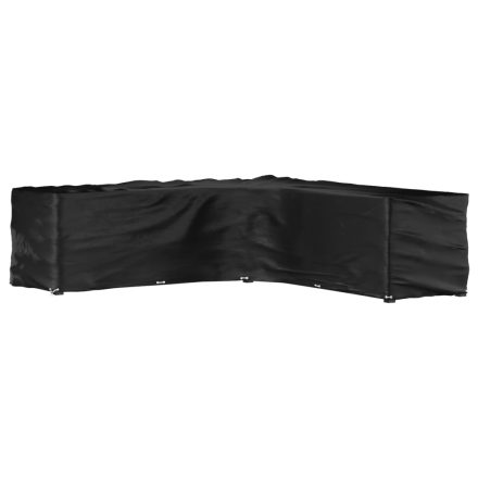 vidaXL L-alakú kerti bútorhuzat 20 fűzőlyukkal 300 x 300 x 90 cm