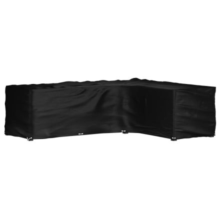 vidaXL L-alakú kerti bútorhuzat 18 fűzőlyukkal 285 x 220 x 80 cm