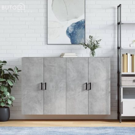 vidaXL 2 db betonszürke faliszekrény 69, x 34 x 90 cm
