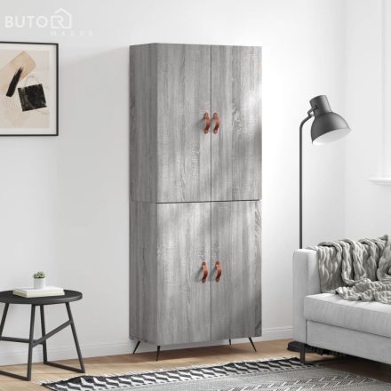 vidaXL szürke sonoma szerelt fa magasszekrény 69,5 x 34 x 180 cm