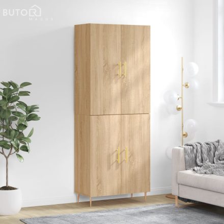 vidaXL sonoma tölgy szerelt fa magasszekrény 69,5 x 34 x 180 cm