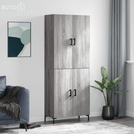 vidaXL szürke sonoma szerelt fa magasszekrény 69,5 x 34 x 180 cm