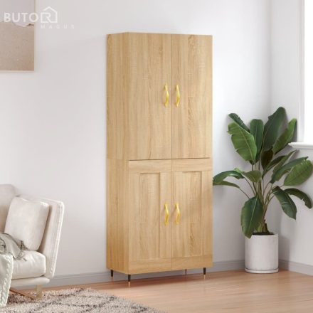 vidaXL sonoma tölgy szerelt fa magasszekrény 69,5 x 34 x 180 cm