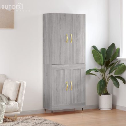 vidaXL szürke sonoma szerelt fa magasszekrény 69,5 x 34 x 180 cm