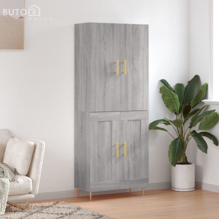 vidaXL szürke sonoma szerelt fa magasszekrény 69,5 x 34 x 180 cm