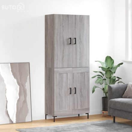 vidaXL szürke sonoma szerelt fa magasszekrény 69,5 x 34 x 180 cm